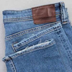 Revtown Decade Denim Jeans Mens 32x32 Blue Taper Stretch Medium Wash Casual